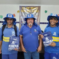 Prefeitura entrega Kits de EPI‘s para Agentes de Limpeza Pública