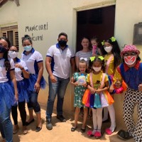 Programa Criança Feliz de Araruna visita famílias e entrega lembranças em homenagem ao dia das crianças