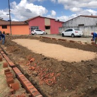 Tem início a Construção da quadra de esportes na Travessa Perilo de Oliveira