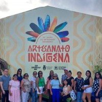Visita da ECOSOL ao 35º Salão do Artesanato Paraibano - Artesanato Indígena