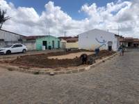 Tem início a Construção da quadra de esportes na Travessa Perilo de Oliveira