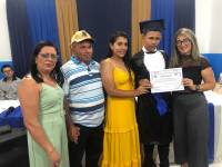 Prefeito participa de formatura de estudantes em Fazenda Nova