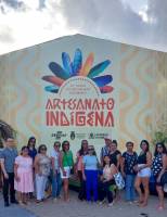 Visita da ECOSOL ao 35º Salão do Artesanato Paraibano - Artesanato Indígena
