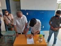 Prefeitura assina ordem de serviço para a reforma da Escola Mata Velha