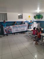 Agentes de endemias realizam ação de prevenção das arboviroses nas escolas municipais