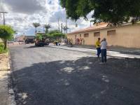 Prefeitura iniciou a pavimentação asfáltica da Avenida Semeão Leal