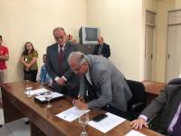 Prefeitura de Araruna, Corregedoria Geral de Justiça da Paraíba e cartório assinam termo para a execução de ações referentes a Regularização Fundiária