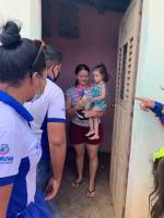 Programa Criança Feliz de Araruna visita famílias e entrega lembranças em homenagem ao dia das crianças