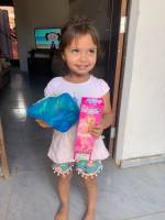 Programa Criança Feliz de Araruna visita famílias e entrega lembranças em homenagem ao dia das crianças