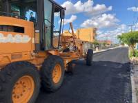 Prefeitura iniciou a pavimentação asfáltica da Avenida Semeão Leal