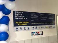 Prefeito Vital Costa inaugura obras de reforma e ampliação da UBS V - Hélder Maranhão