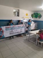 Agentes de endemias realizam ação de prevenção das arboviroses nas escolas municipais