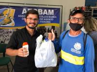 Prefeito Vital Costa entrega novos kits de EPI para os trabalhadores da limpeza urbana