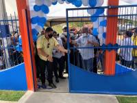 Prefeito Vital Costa entrega creche totalmente reformada na comunidade do Macapá