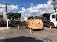 Prefeitura iniciou a pavimentação asfáltica da Avenida Semeão Leal