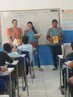 Agentes de endemias realizam ação de prevenção das arboviroses nas escolas municipais