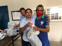 Prefeito Vital Costa entrega novos kits de EPI para os trabalhadores da limpeza urbana