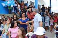 Prefeito inaugura reforma e climatização da Escola Prefeita Maria Celeste Torres em Mata Velha