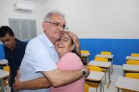 Prefeito inaugura reforma e climatização da Escola Prefeita Maria Celeste Torres em Mata Velha