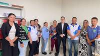 Juíz de Araruna, Dr. Philippe Vilar realiza visita as secretarias de Assistência Social e Saúde e conhece os serviços prestados