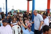 Prefeito inaugura reforma e climatização da Escola Prefeita Maria Celeste Torres em Mata Velha