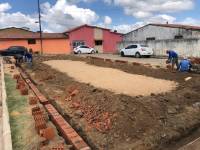 Tem início a Construção da quadra de esportes na Travessa Perilo de Oliveira