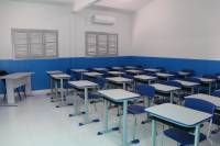 Prefeito inaugura reforma e climatização da Escola Prefeita Maria Celeste Torres em Mata Velha