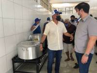 Prefeito Vital Costa inaugura construção do anexo do matadouro e entrega novos equipamentos