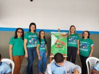 AEE da Rede Municipal de Araruna realiza Oficina de Arte "Pintando o que der na Telha"