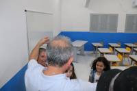 Prefeito inaugura reforma e climatização da Escola Prefeita Maria Celeste Torres em Mata Velha