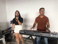 Agentes de limpeza urbana e prefeito Vital Costa se reúnem em confraternização