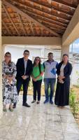 Juíz de Araruna, Dr. Philippe Vilar realiza visita as secretarias de Assistência Social e Saúde e conhece os serviços prestados