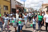 Caminhada celebra o Setembro Verde, de luta pelos direitos das pessoas com deficiência