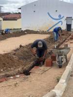Tem início a Construção da quadra de esportes na Travessa Perilo de Oliveira