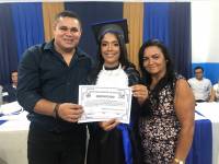 Prefeito participa de formatura de estudantes em Fazenda Nova