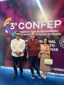Prefeito de Araruna, Availdo Azevedo, participa do Confep 2026 ao lado de secretários municipais