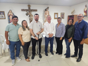 Prefeito Availdo Azevedo e Padre José Manoel alinham preparativos para a 8ª Romaria de Fátima em Araruna