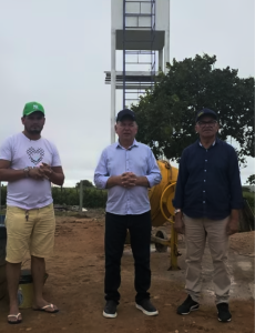 Prefeito Availdo Azevedo acompanha obras do sistema de abastecimento d’água na comunidade de Fazenda Nova