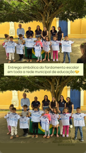 Prefeitura de Araruna inicia entrega de novo fardamento para alunos da rede municipal de ensino